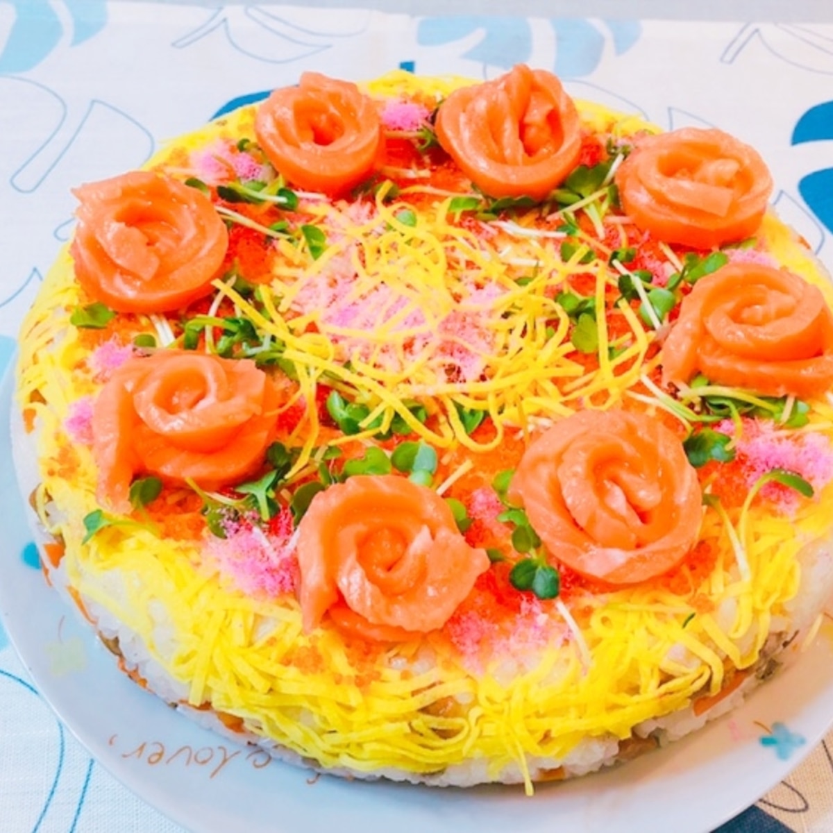 豪華 寿司ケーキ レシピ 作り方 By トルコキキョウ 楽天レシピ 豪華 寿司ケーキ レシピ 作り方 By トルコキキョウ 楽天レシピ